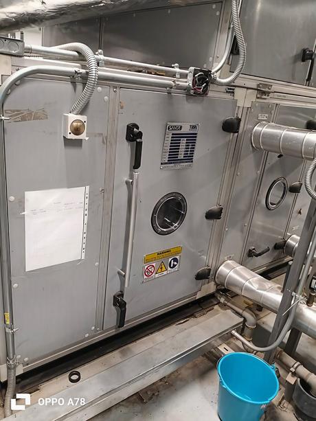 Air handler panel and instruments