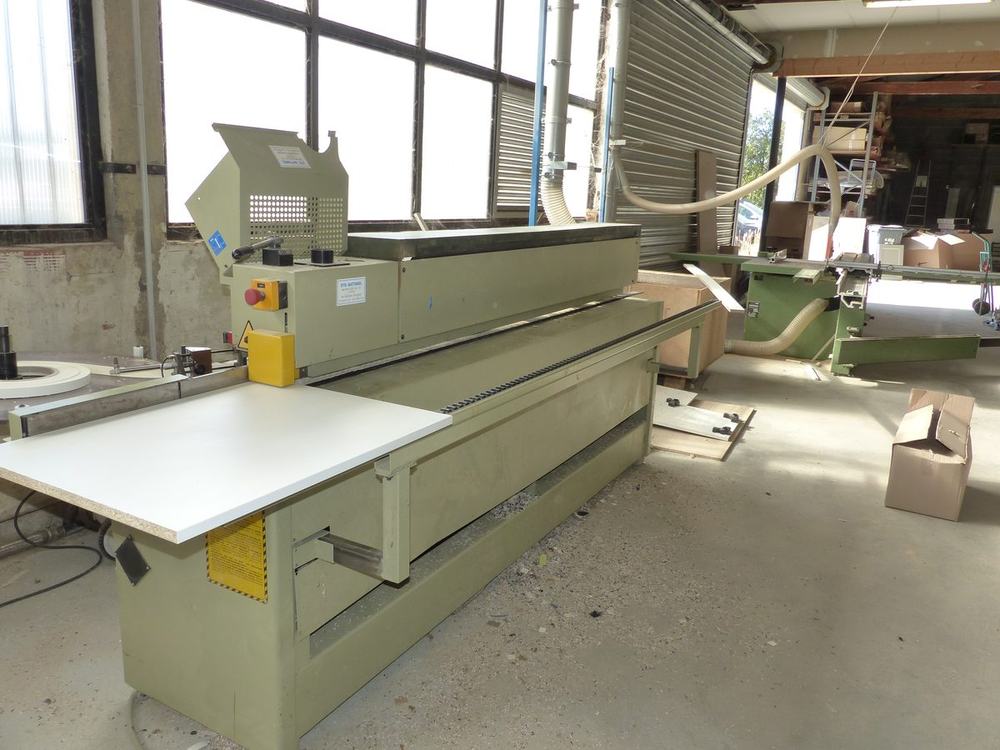 Woodworking production line on a factory site under maintenance contract
